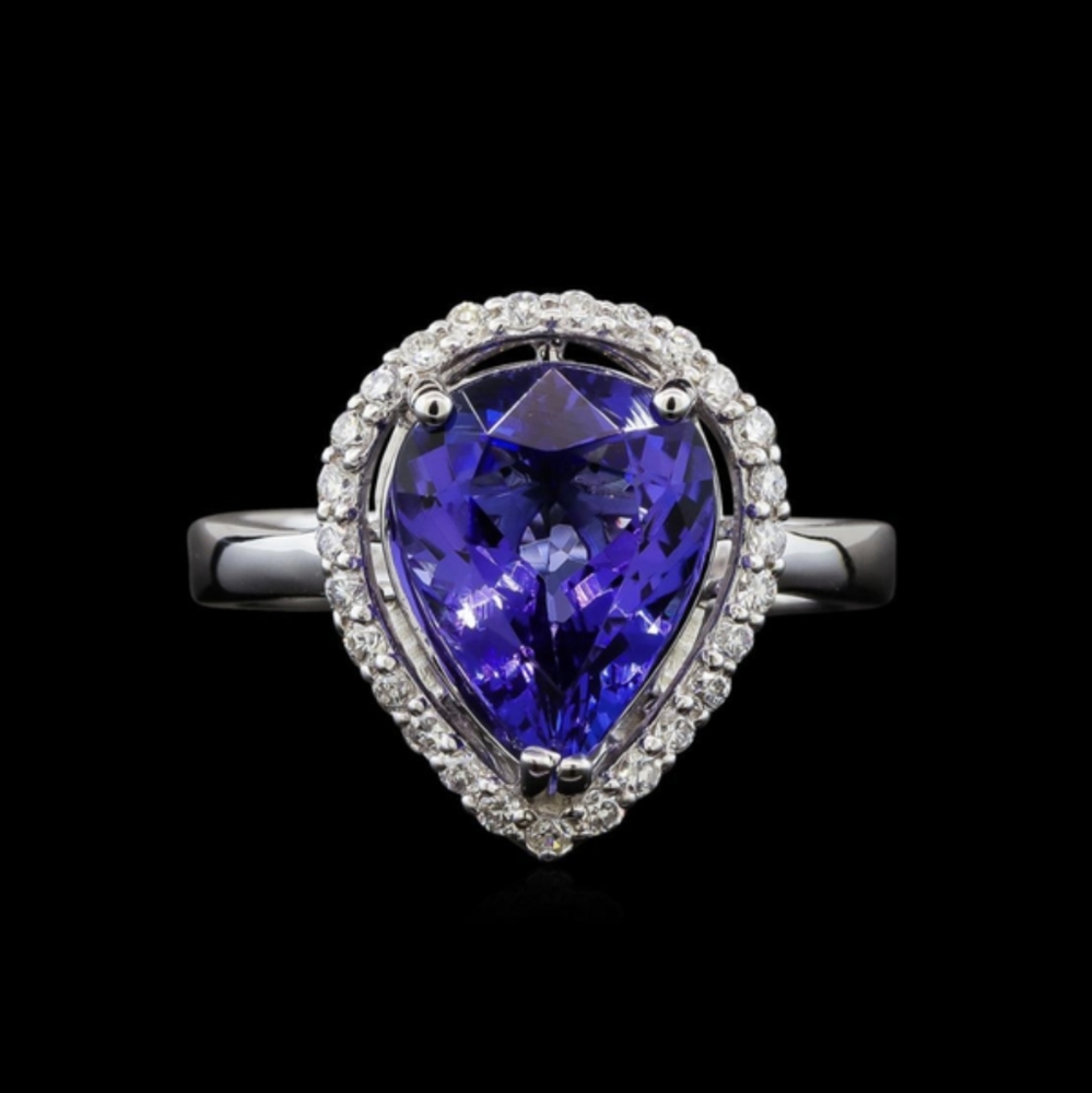 Orianne 14KT White Tanzanite and Diamond -  NEW
